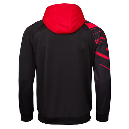 GEWO Hoodie Atani - Black/Red - Back