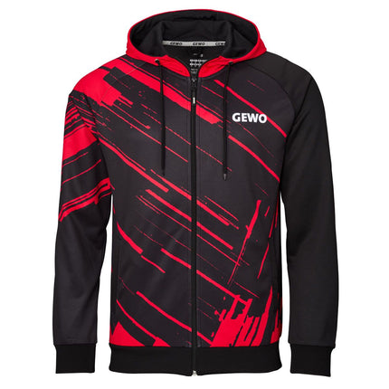  GEWO Hoodie Atani - Black/Red - Front