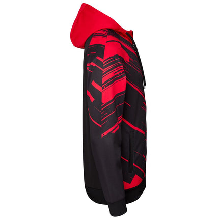 GEWO Hoodie Atani - Black/Red - Side