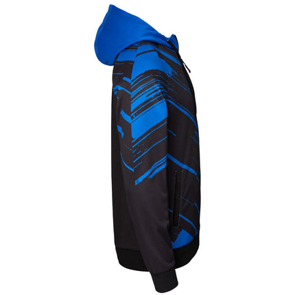 GEWO Hoodie Atani - Black/Royal - Side