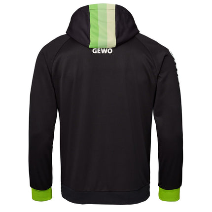 GEWO Hoodie Santiago - Black/Lime - Back