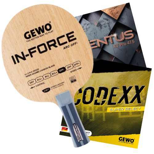 GEWO In-Force Arc Combo Special with Codexx and Inventus Rubber