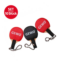 GEWO Keyring with Mini Paddle - Set of 12