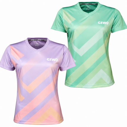 GEWO Lady Shirt Prithi - Lilac & Mint
