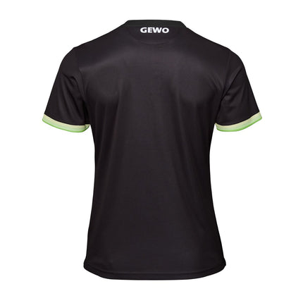GEWO Lady Shirt Santiago - Black/Lime - Back