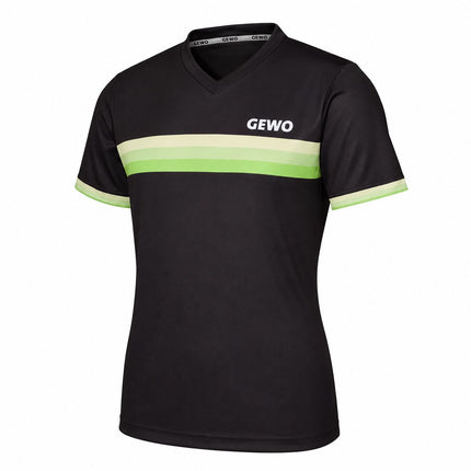 GEWO Lady Shirt Santiago - Black/Lime 