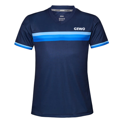 GEWO Lady Shirt Santiago - Navy/Sky - Front
