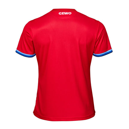 GEWO Lady Shirt Santiago - Red/Blue - Back