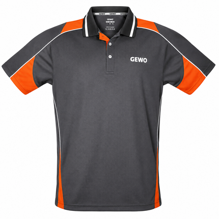 GEWO Leon Poloshirt - Grey/Orange