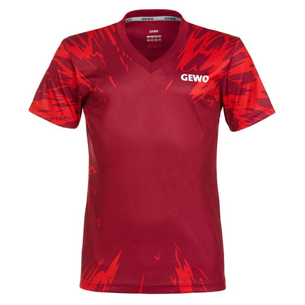 GEWO Mattia Lady Shirt - Red-Front View