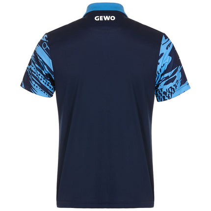 GEWO Mattia Table Tennis Shirt Blue/Navy Back