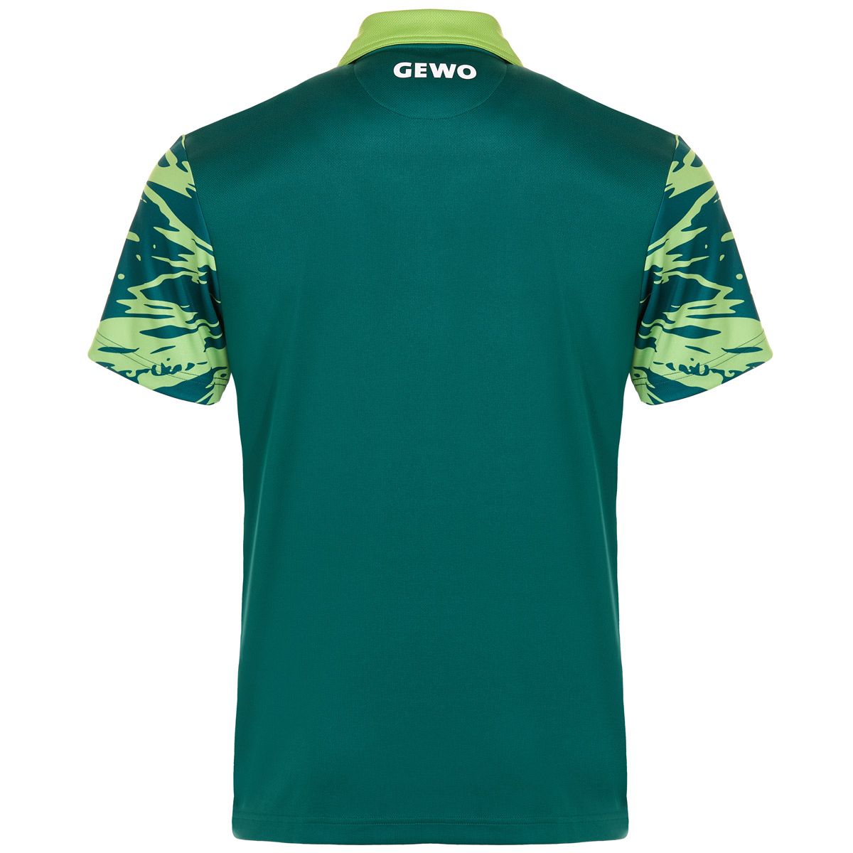 GEWO Mattia Table Tennis Shirt Green/Lime Back