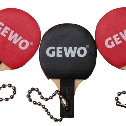 GEWO Mini Paddle Keyring - Set of Three