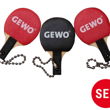 GEWO Mini Paddle Keyring - Set of Twelve