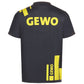 GEWO Nexxus Pro Bloques - Table Tennis Shirt - Dark Grey/Yellow - Back