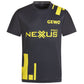 GEWO Nexxus Pro Bloques - Table Tennis Shirt - Dark Grey/Yellow - Front 