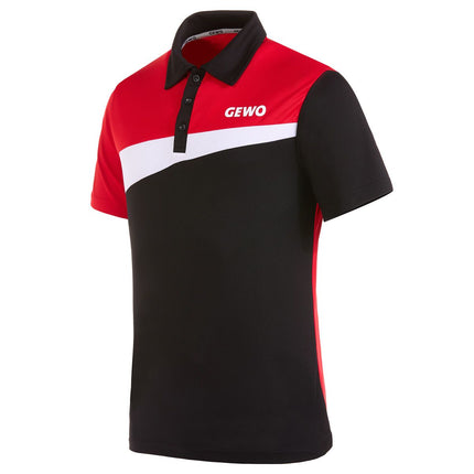 GEWO Polo Shirt Fondi Cotton IV - Black/Red