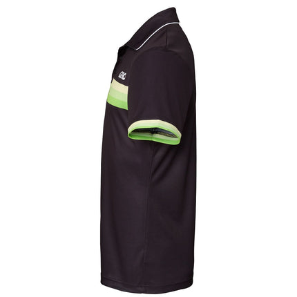 GEWO Polo Shirt Santiago - Black/Lime - Side