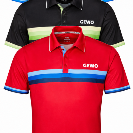 GEWO Polo Shirt Santiago - Blue;Black;Red 