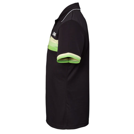 GEWO Poloshirt Santiago Cotton - Black/Lime - Side
