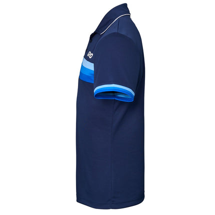 GEWO Poloshirt Santiago Cotton - Navy/Sky - Side