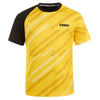 GEWO Ponza II Yellow/Black - Sporty Table Tennis Shirt - Front