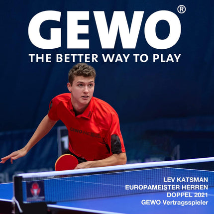 GEWO Racket Standard Pro - Flared Table Tennis Racket - LEV KATSMAN