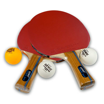 GEWO Rave Speed Spin Oriented Table Tennis Racket Set - Back View