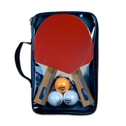 GEWO Rave Speed Spin Oriented Table Tennis Racket Set - Back 