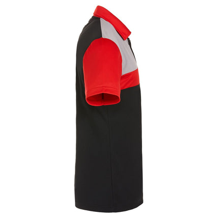 GEWO Ravenna Cotton Shirt - Black/Red - Left-Side View