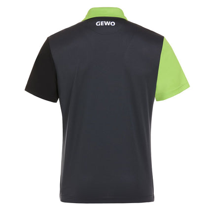 GEWO Ravenna Cotton Shirt - Gray/Lime - Back View