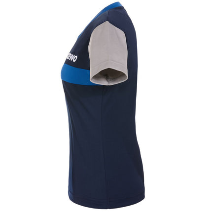 GEWO Ravenna Lady Shirt - Navy/Royal Blue - Right-Side View