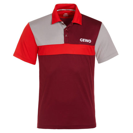 GEWO Ravenna Shirt - Burgundy/Red - Front View