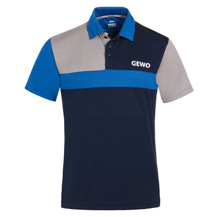 GEWO Ravenna Shirt - Navy/Royal Blue - Front View