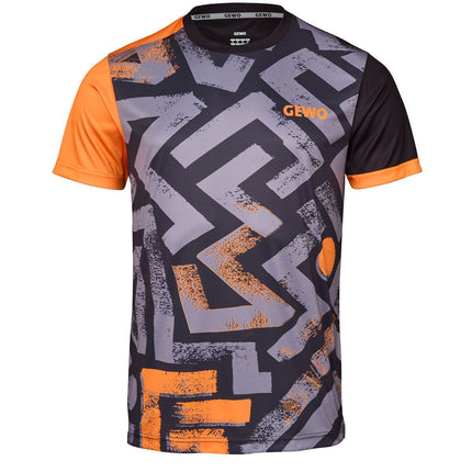 GEWO Shirt Louis - Gray/Orange - Front