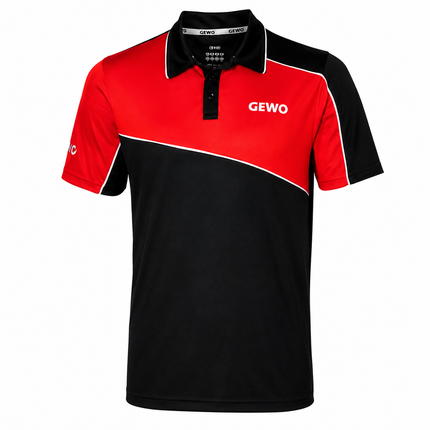 GEWO Shirt Pinto - Black/Red
