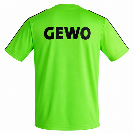 GEWO T-Shirt Play Aruna - Lime - Back View