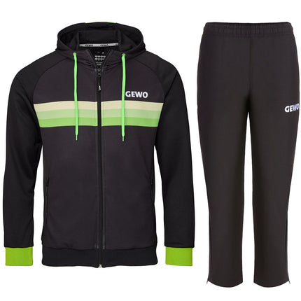 GEWO Tracksuit Santiago - Black/Lime 