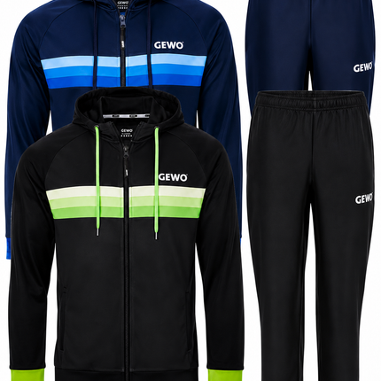 GEWO Tracksuit Santiago - Black ; Navy