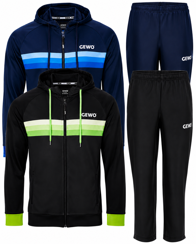 GEWO Tracksuit Santiago - Black ; Navy