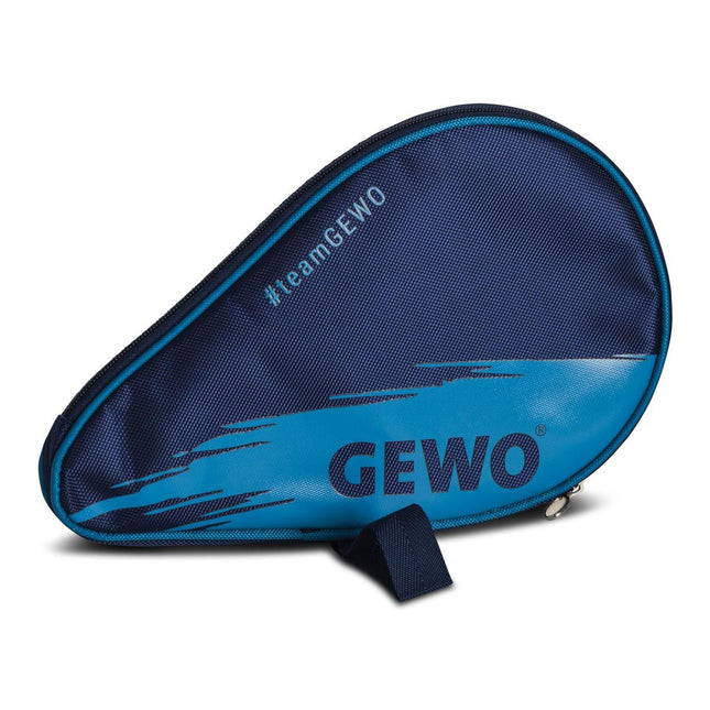 GEWO Wave Paddle Shaped Table Tennis Case Marine/Light Blue