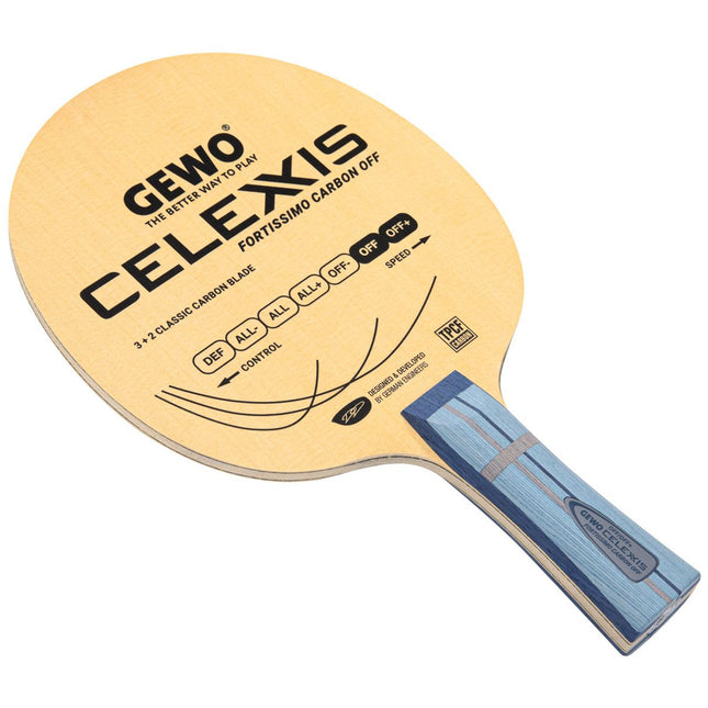 GEWO Wood Celexxis Fortissimo Carbon Offensive Blade - Flared