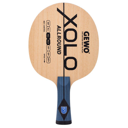 GEWO Xolo Around Plus Table Tennis Blade  - Front View