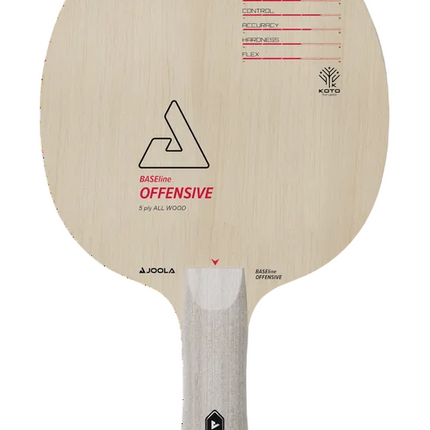 JOOLA BASEline Offensive Table Tennis Blade - Flared