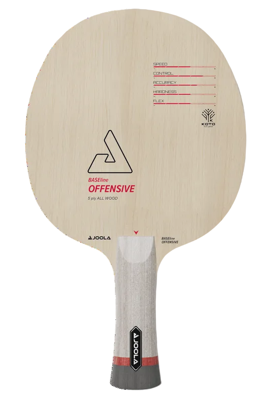 JOOLA BASEline Offensive Table Tennis Blade - Flared