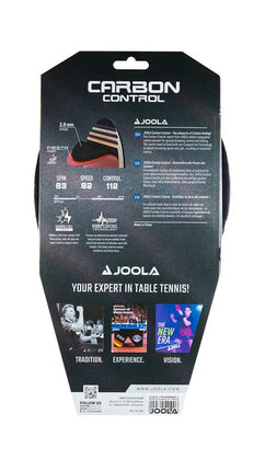 JOOLA Carbon Control Table Tennis Racket-Packaging - Back