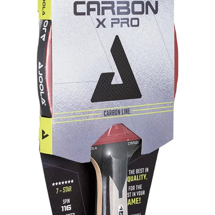 JOOLA Carbon X Pro Table Tennis Racket-Packaging - Side View