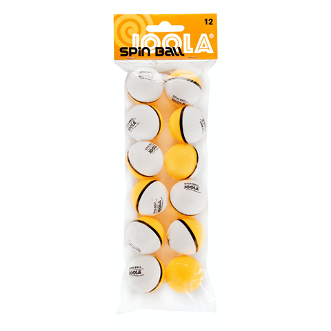 Joola Dual Colored Spinballs - 12 Count Table Tennis Ball 