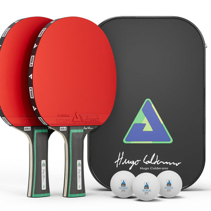 JOOLA Hugo Calderano Duo Pro Table Tennis Racket Set