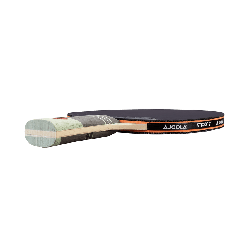JOOLA Omega Speed Table Tennis Racket with Vison - GREEN- Right Side - Edge View